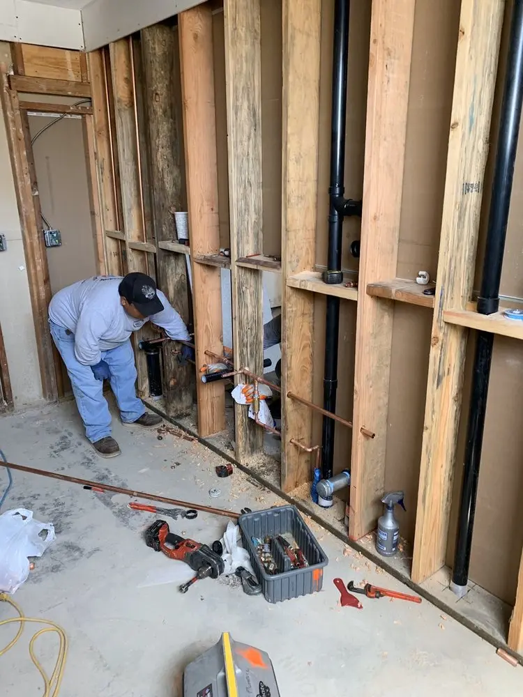 Commercial rough-in plumbing for Water Heater Replacement in Hickory Run